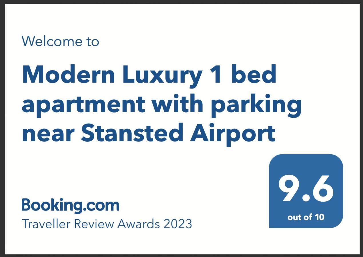 Modern Luxury 1 Bed Apartment With Parking Near Stansted Airport Stansted Mountfitchet Zewnętrze zdjęcie